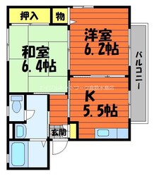 サリーレ太陽　A棟の物件間取画像